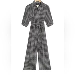 Anthropologie Maeve Myka Wide Leg Jumpsuit Size 8